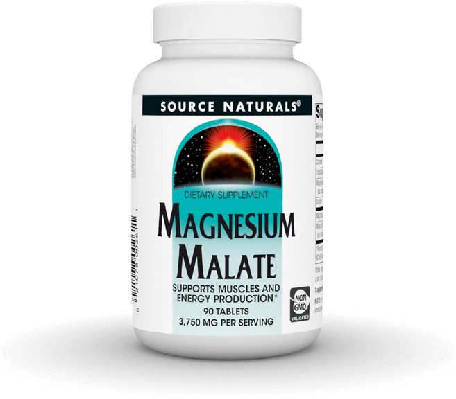 Source Naturals 마그네슘 말레이트 근육 및 에너지 생성 지원 3750 MG - 200 캡슐, 1개
