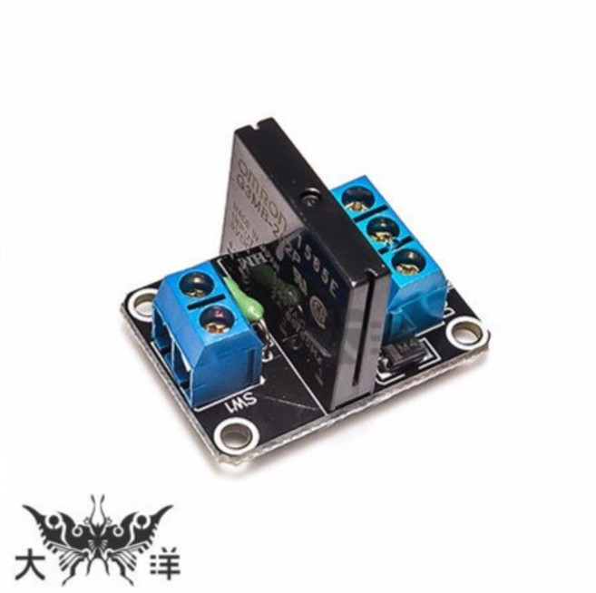 OMRON 5V 1路固態繼電器模組 240V 2A, 1個
