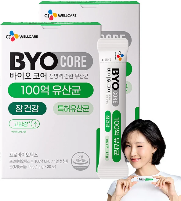 BYO 코어 건강한 생유산균 100억 30개입, 45g, 2개 - 쿠팡