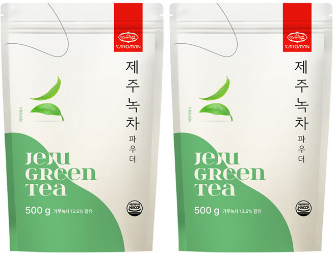 까로망 녹차라떼 파우더, 500g, 1개입, 2개