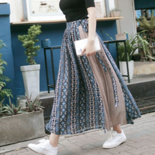 에스닉 롱 스커트 CSK1003