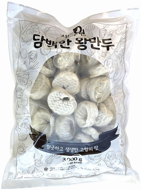 새마원 푸짐한 담백한 고기 왕만두 3kg, 1개