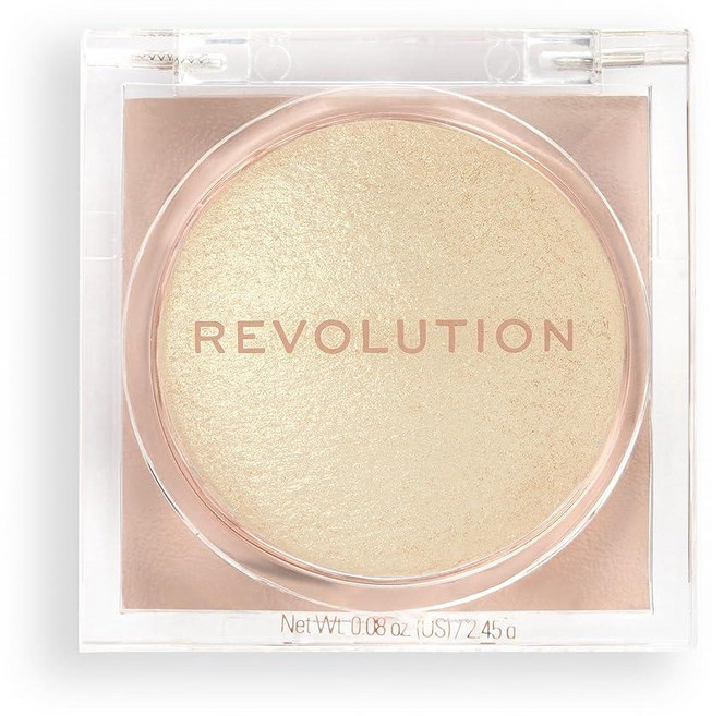 RevolutiON 온 BEAUTY 뷰티 LON 온dON Beam Bright 하이라이터 올 오버 페이스 글로우 파우더 투 리퀴드 포뮬러 5가지 색조 로즈 러스터 204, 골든 걸