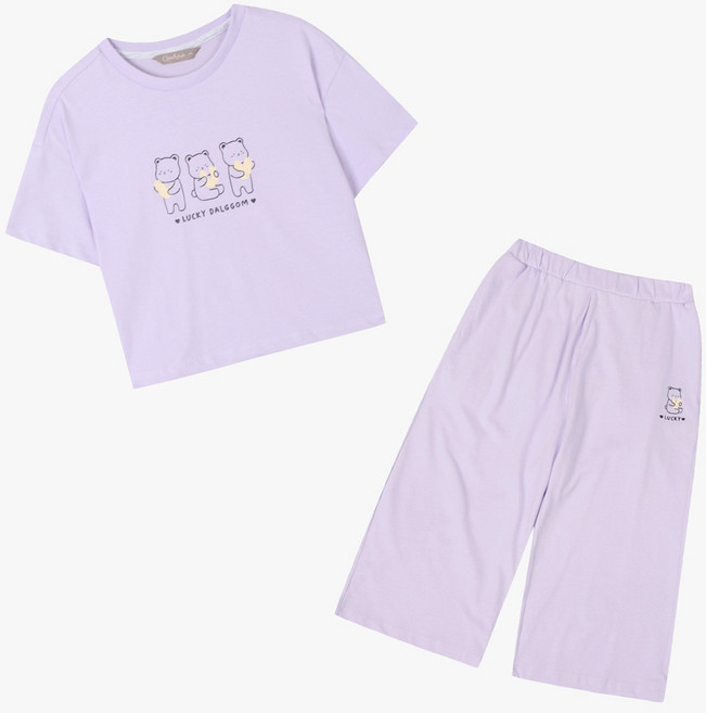 신디키즈[NC터미널점]귀엽고 활동성있는 편한옷 어디에든 잘 어울려서예쁜@ 데일리 쿨한 여름 6부 SET CIRT24406