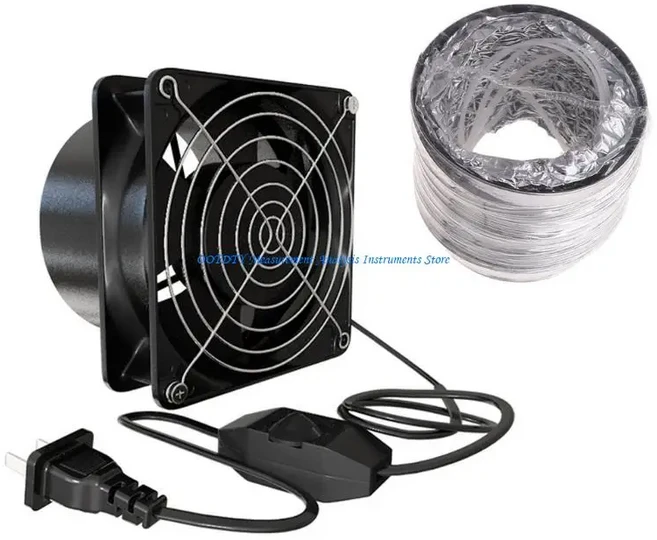 367d 배기 팬 덕트 공기 환기 송풍기 창 추출기 화장실 주방, 02 8m