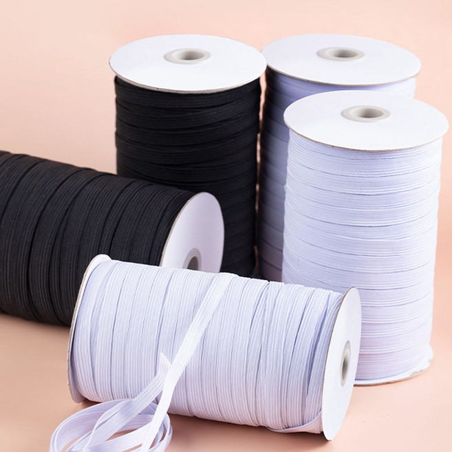 댓츠댓 고탄력 수선 허리 고무밴드 10mm 10M, 1개, 화이트