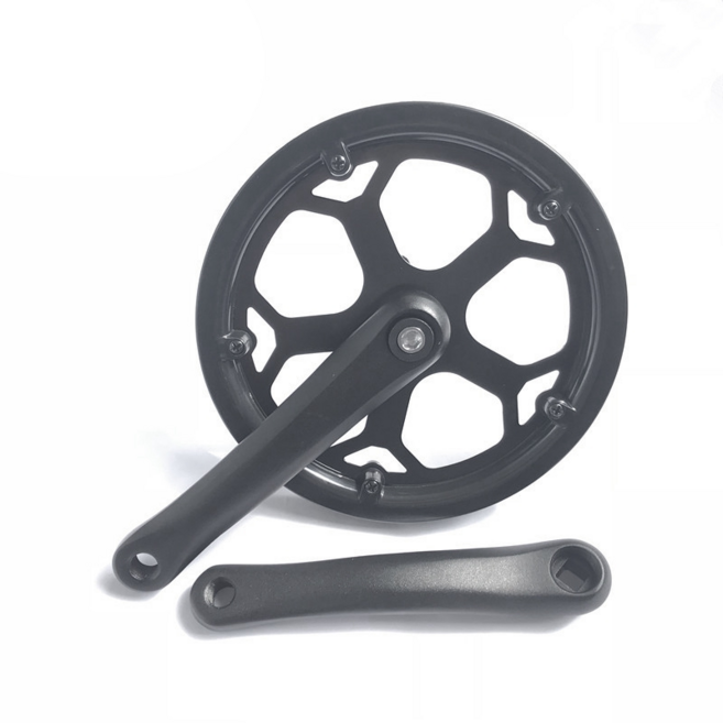 접이식 자전거 크랭크셋 48T 사각 구멍 170Mm Cnc 크랭크셋 자전거 크랭크 세트 스프로킷, 1개