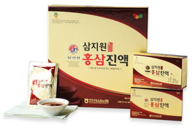 삼지원 홍삼진액 80ml x 60포, 60개