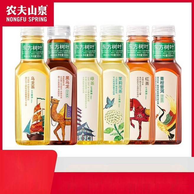 농부산천 동방수예 우롱차 흑우롱차 홍차 녹차 재스민 보이차 15병, 홍차 500mlx15병, 15개입