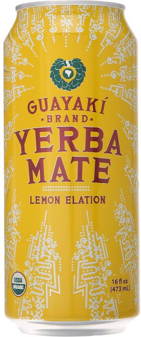 Guayaki 구아야키 여바 마테 레몬 엘레이션, 473ml, 12개