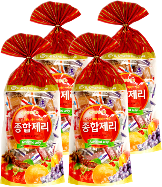 일광제과 종합 제리, 500g, 4개