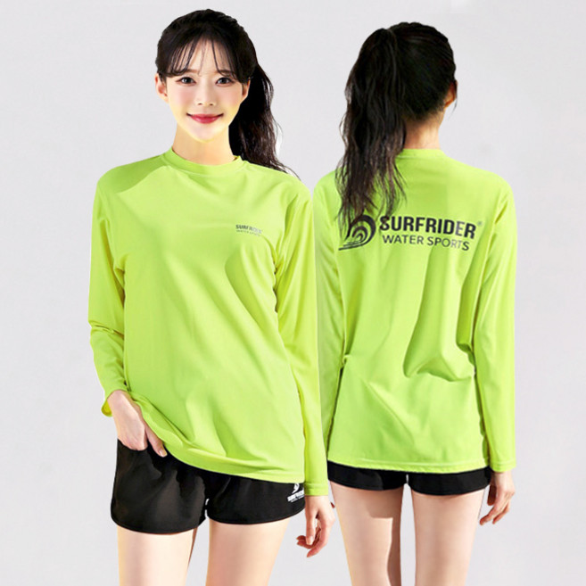서프라이더 남녀 루즈핏래쉬가드 상의+하의 2종세트 / 7컬러 7COLOR 루즈핏 비치웨어 빅사이즈 SURFRIDER