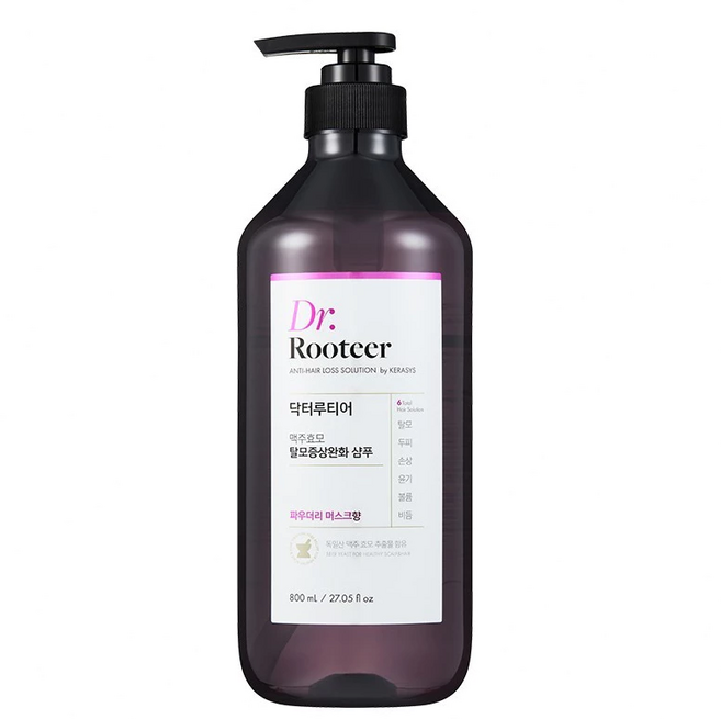 Dr. Rootcer 防脫髮髮質護理洗髮精（粉香麝香味）, 1件, 800ml