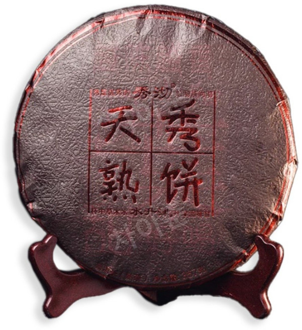 운남성 금아보이차 천수숙병 숙차 1편 357g 초봄 새싹원료, 1개, 1개입