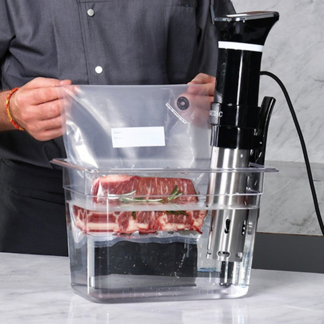 줄리웨어 프랑스기술 수비드 머신 풀세트 수비드 기계 저온 진공 조리기 저소음 진공백 펌프 수조 포함 가정용 업소용, 본체세트+6L 전용물통