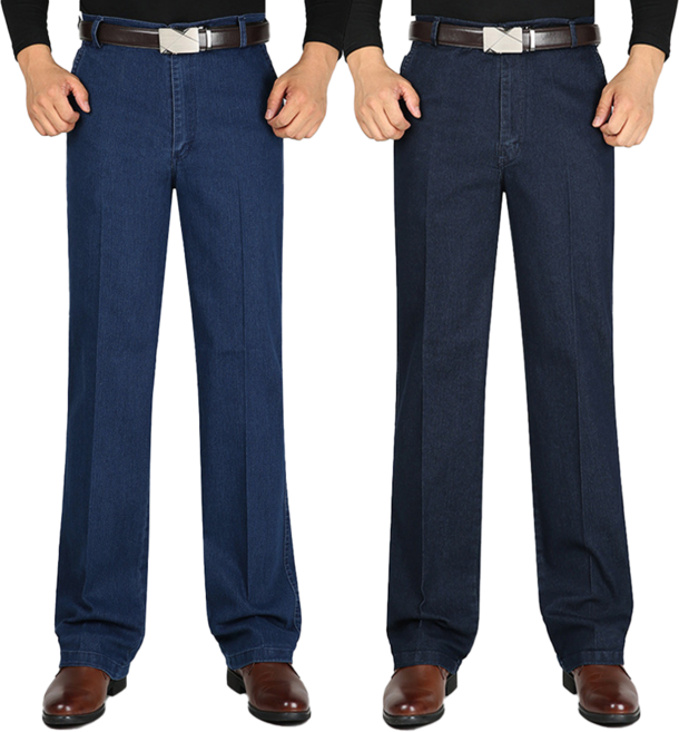 니코카도 1+1 스판 데님 사계절 무적 청바지 남자 캐주얼