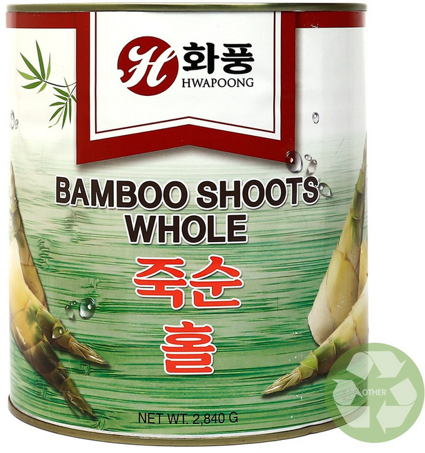 화풍 업소용 대용량 죽순 홀(BAMBOO SHOOTS WHOLE), 2.84kg, 1개