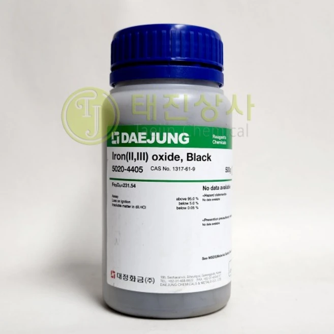 사삼산화철 Iron(II III) oxide Black 95% [1317-61-9] EP 500g - 쿠팡