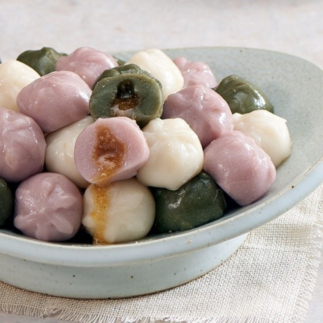 모둠꿀떡 700gX2봉 + 모둠바람떡 700gX2봉, 없음, 700g