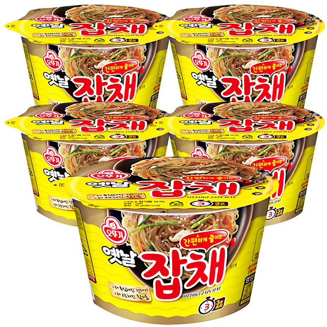 오뚜기 옛날 잡채 용기 74.5g, 5개