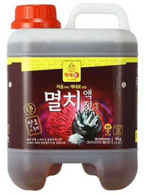 약목참 멸치액젓 김장용 업소용 젓갈 액젓, 1개, 4kg