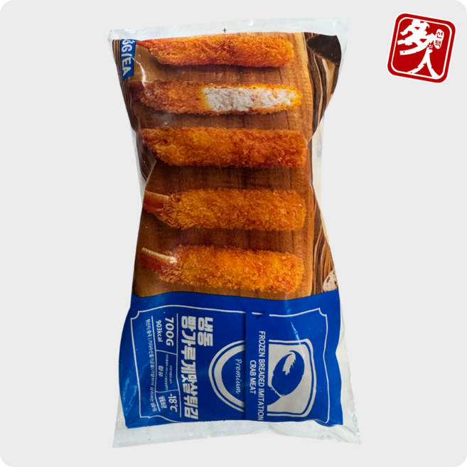 다인 대게맛살다리튀김 700g(35gx20개) 게맛살튀김 대게다리튀김 대게튀김, 700g, 1개