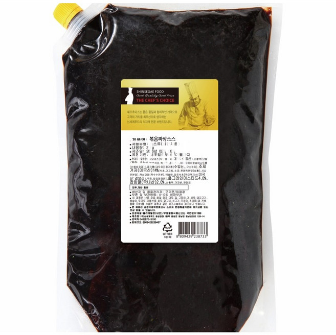 쉐프초이스 볶음짜장소스, 2kg × 1개, 2kg, 1개