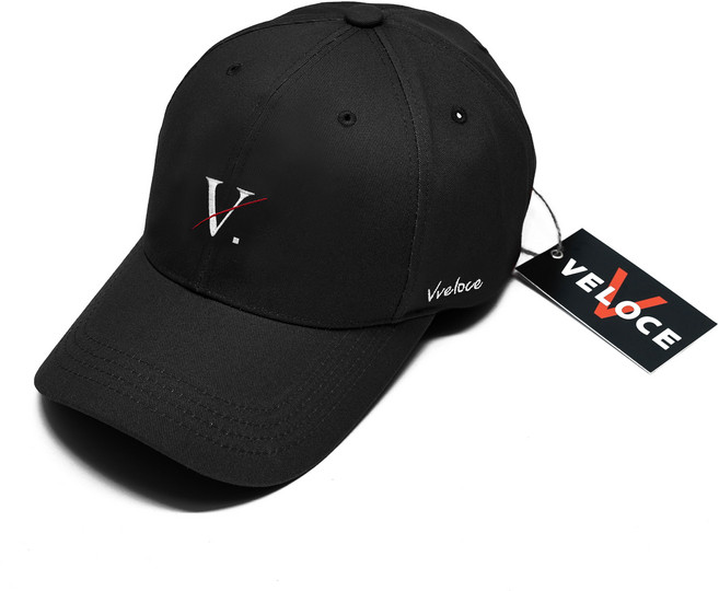뷔벨로체 Small logo DG 하드핏 볼캡 블랙