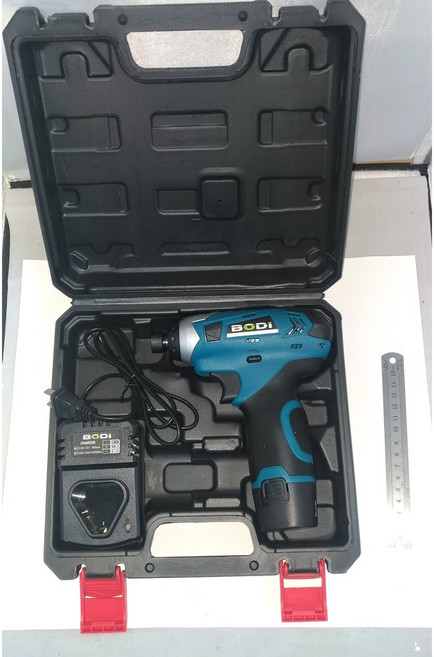 BODI 12V 2.0AH 鋰電衝擊起子機 附塑膠手提盒, 1個, BODI 12V 簡配 2.0AH單電