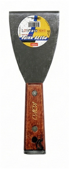 코이코 나무자루 헤라 3인치 경화형 끌칼 스크래퍼 이물질제거 스텐날, 1개