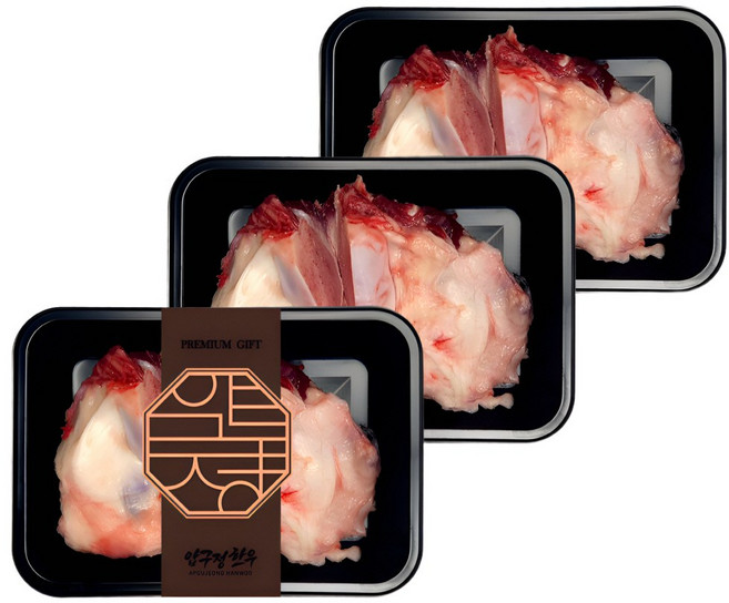 한우 도가니 스지 (냉동) 보양식 찜 수육 국물용 곰탕용 도가니탕 재료 사골 스지탕 몸보신 소뼈 힘줄 알스지 혼합 콜라겐 투뿔 마장동 프리미엄 국내산 소고기 [압구정한우], 3개, 500g 도가니