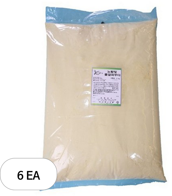 뫼루니식품 노랑빛 물결파우다, 5kg, 6개