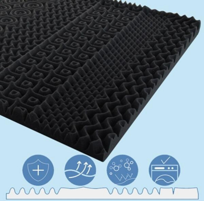 아트박스/티모드 랍슨 꿀잠 마약매트리스 토퍼-9존-슈퍼싱글(SS), 핑크다마스크