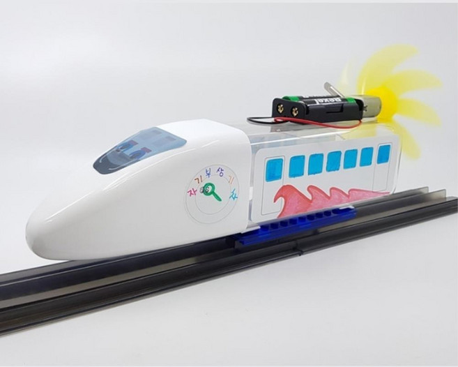 자성 풍력 실험용 자기부상 열차 만들기 초등과학교구, 레일1set(레일3개+자석)