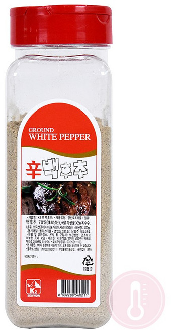 푸드올마켓_ 서원 신백후추분(70%) 400g, 1개