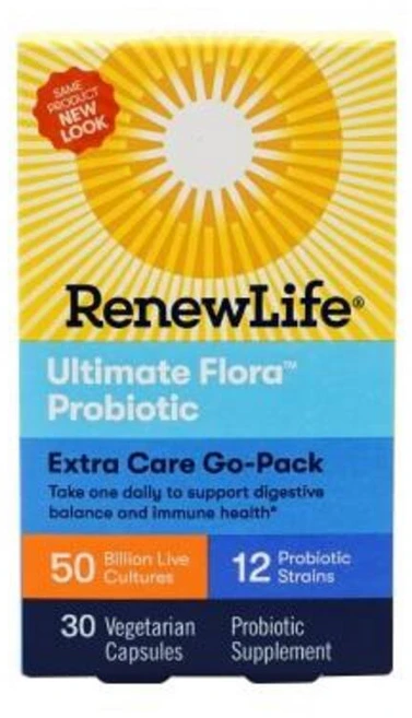 Renew Life 리뉴라이프 얼티메이트 플로라 프로바이오틱 500억 30 캡슐 유산균 영양제, 1개, 30정 - 쿠팡