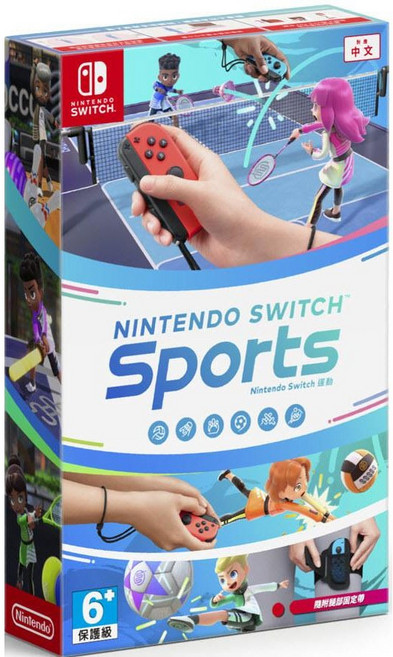 Nintendo Switch Sports 運動遊戲 中文版, 日文封面 中文版(內附腿帶*1)