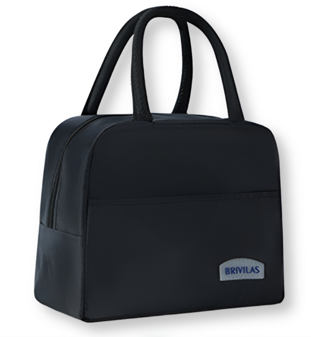 보온보냉 도시락가방 직장인 이유식 나들이 방수 가방, 블랙, 1개