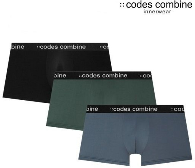 백화점 코데즈컴바인 이너웨어 정품 [선물포장]남성드로즈3종세트CEMDR161BKDGRDGY 새학기 선물용