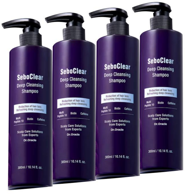 닥터오라클 세보클리어 딥클렌징샴푸, 4개, 300ml