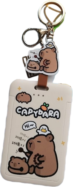 功德水豚造型卡套