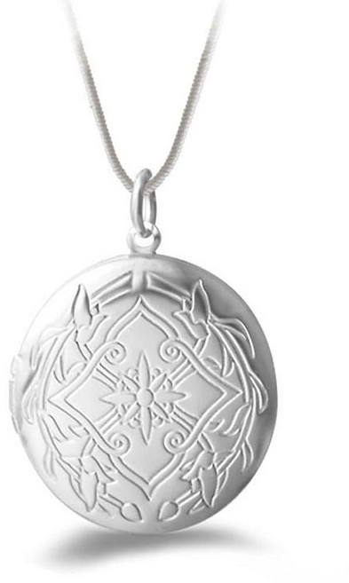 엔티크 사진 액자 라운드 펜던트 화이트 hes+10524pv