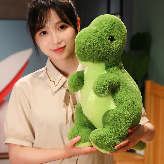 新款侏羅紀恐龍毛絨玩具 抱枕公仔娃娃, 霸王龍,50釐米【0.4KG】, 1個