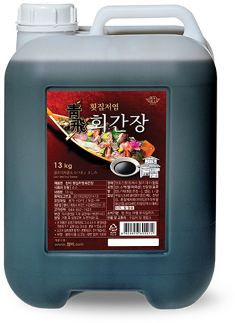 청비 횟집저염회간장, 13kg, 1개