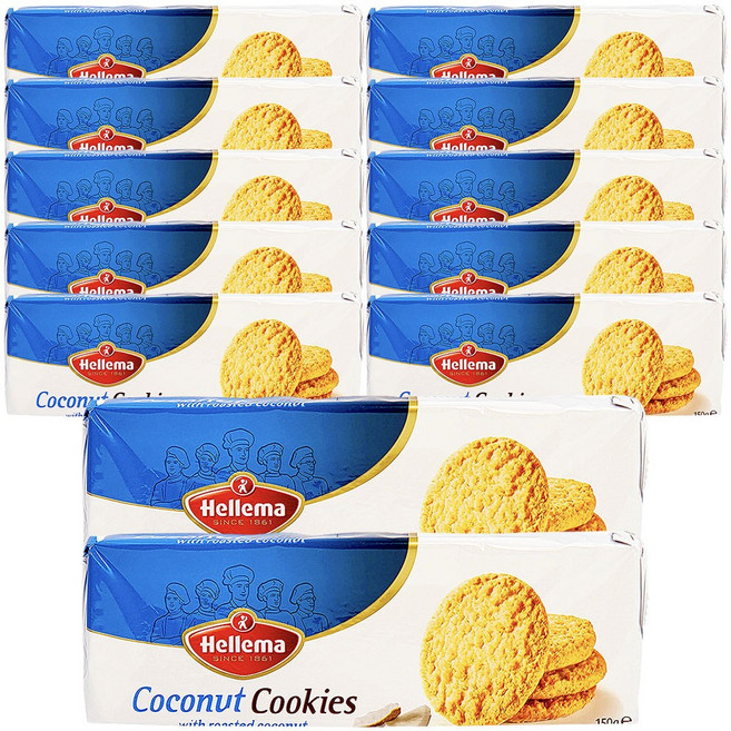 헬레마 코코넛 쿠키, 150g, 12개