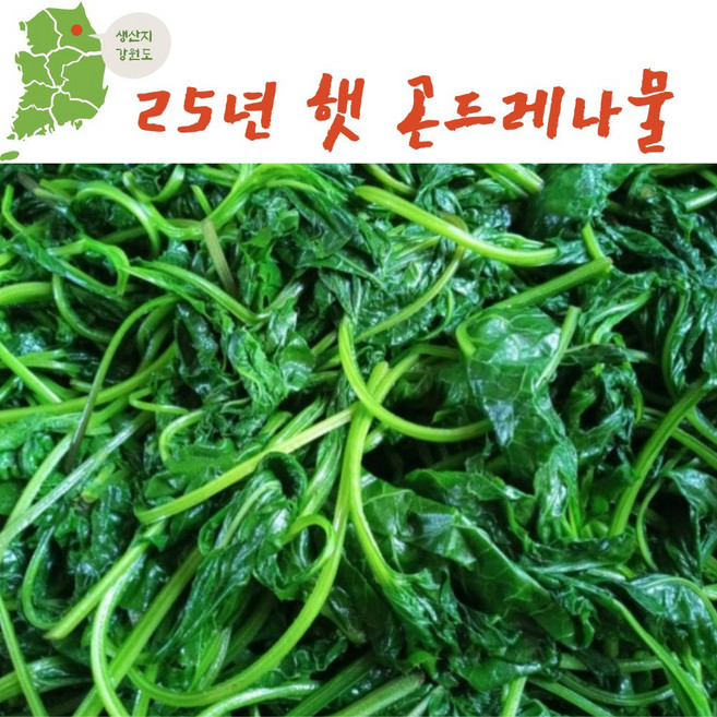 국산 햇 곤드레나물 데친후 급냉 강원도영월, 1개, 4kg