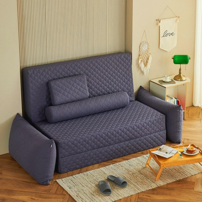 슬립존 20cm 3단 접이식 메모리폼 바닥 토퍼 침대 매트리스 풀옵션 베개포함