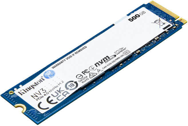 Kingston 金士頓 NV3 PCIe 4.0 NVMe M.2 SSD 500GB 固態硬碟, SNV3S