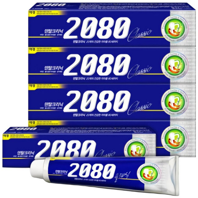 2080 클래식 치약 (170g) x 5 EA, 5박스