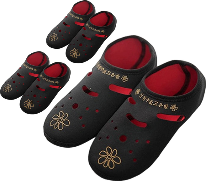 전원주 고은발 촉촉한 발 만드는 각질제거 발열 덧신 3켤레